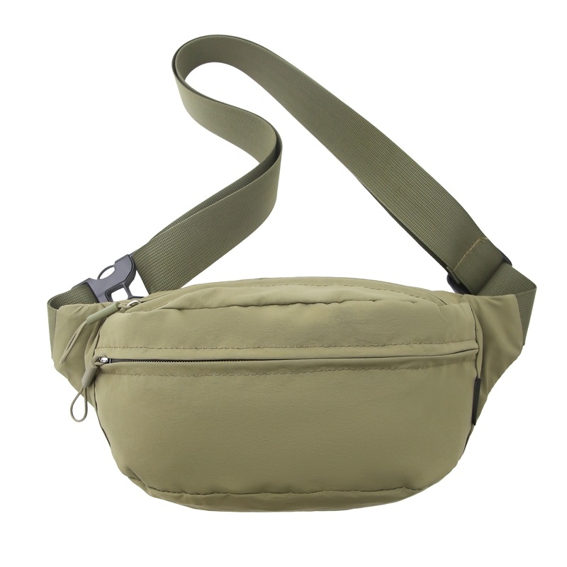 Nylon telefon deréktáska, uniszex, egyszínű, minimalist design, egy vállon átívelő crossbody