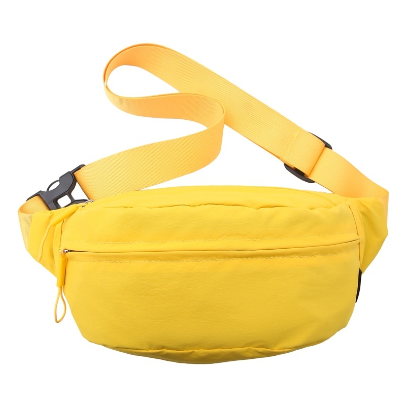 Nylon telefon deréktáska, uniszex, egyszínű, minimalist design, egy vállon átívelő crossbody
