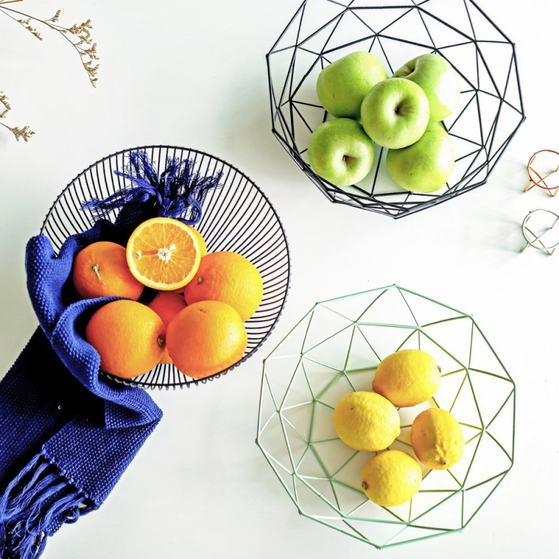 Μεταλλικό πιάτο φρούτων, σκανδιναβικού σχεδίου για σαλόνι, μάρκα An Ren, μοντέρνο και απλό στυλ, κυκλοφόρησε το 2019.