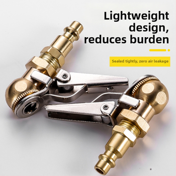 Bezkameras vents pneimatiskajai uzpildei ar iekšējo vītni, alumīnijs, spiediena uzstādīšana, universāla saderība