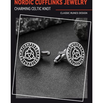 Kopče za manšete – titan čelik, retro muški stil, geometrijski oblik, elektroplatiranje