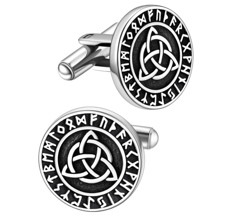 Kopče za manšete – titan čelik, retro muški stil, geometrijski oblik, elektroplatiranje