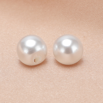 Plastični okrugli gumb s perlom izgledom za odjeću, ručno prišiven, dekorativan