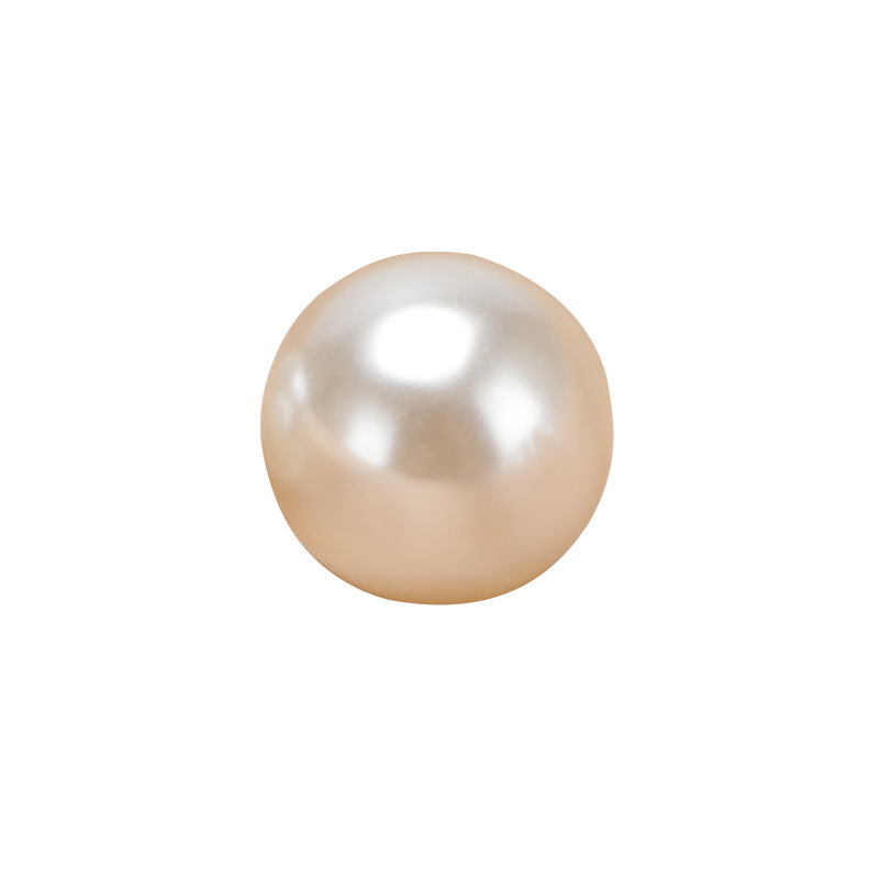 Plastični okrugli gumb s perlom izgledom za odjeću, ručno prišiven, dekorativan