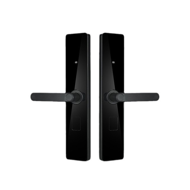 Pametna brava za ulazna vrata za apartmane i gostinjske kuće, aluminijska legura, model A6, otisak prsta, lozinka, kartica, ključ i daljinsko upravljanje mobilnom aplikacijom