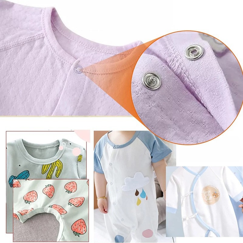 Nehrđajući čelični kopči s pet nogica i završetkom s šarenim završetkom; Guozhi; pogodno za kapute, traperice, jakne, šešire i dječju odjeću