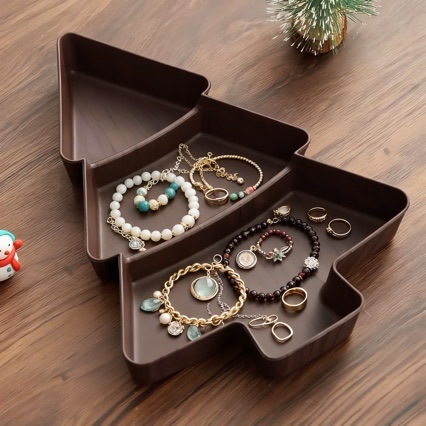 Δίσκος φρούτων με απομίμηση ξύλου, πλαστικός διαχωριζόμενος δίσκος για αποξηραμένα φρούτα και καραμέλες, μάρκα Younis, ρετρό στιλ πολυτελείας, 2024