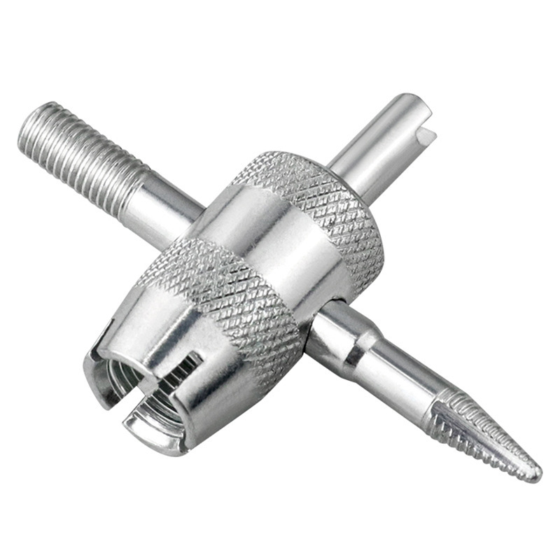 Record Work 4-u-1 alat za ventile pneu s uklanjanjem jezgre ventila – 45# čelik, masa 19 g