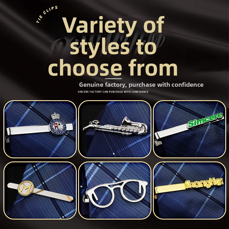 Geomeetriline lipsuklipp alumiiniumist, graveering, küpsetuskattega, unisex