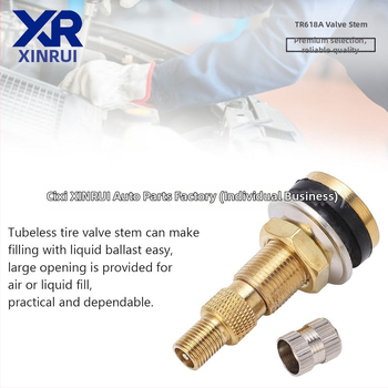 Xinrui bezkameru ventils inženiertransportiem – vara, preses tips, ar parasto kameru, saderīgs ar inženiertransportlīdzekļiem, lauksaimniecības transportlīdzekļiem un autobusiem