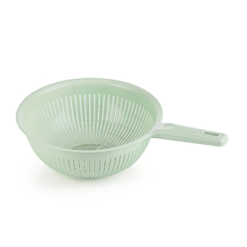 Κυκλικός πλαστικός κάλαθος για πλύσιμο λαχανικών με χερούλι – κάλαθος αποστράγγισης και αποθήκευσης κουζίνας