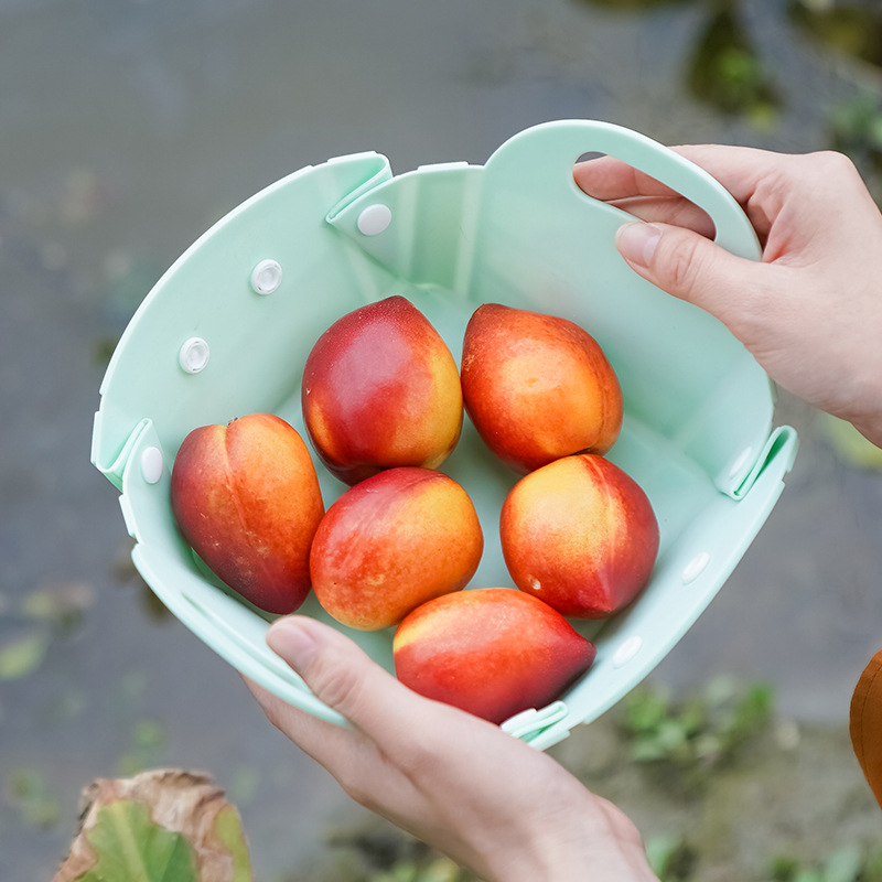 Vanjski koš za voće - prenosni, sklopivi, od TPR-a, model Outdoor fruit basket, podrijetlo Zhejiang, stil moderni minimalistički