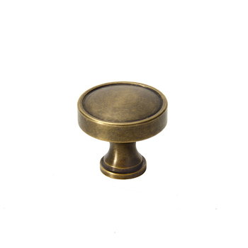 Mesing drška za ormariće i ormare, kružna s jednim otvorom, CNC obrada, moderan minimalistički stil