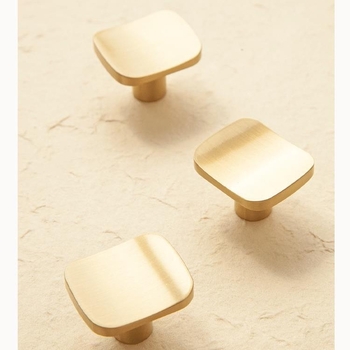 Mosazna ručica za ladice i vrata, brušena površina, moderan jednostavan stil, model DD6682