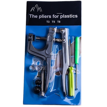 Klešta za gumbe od aluminijske legure sa četiri zatvarača mehanizamom, DIY alat za ugradnju, pogodno za torbe, pojas, odjeću, nakit i radnu odjeću, ne-brand pakiranje