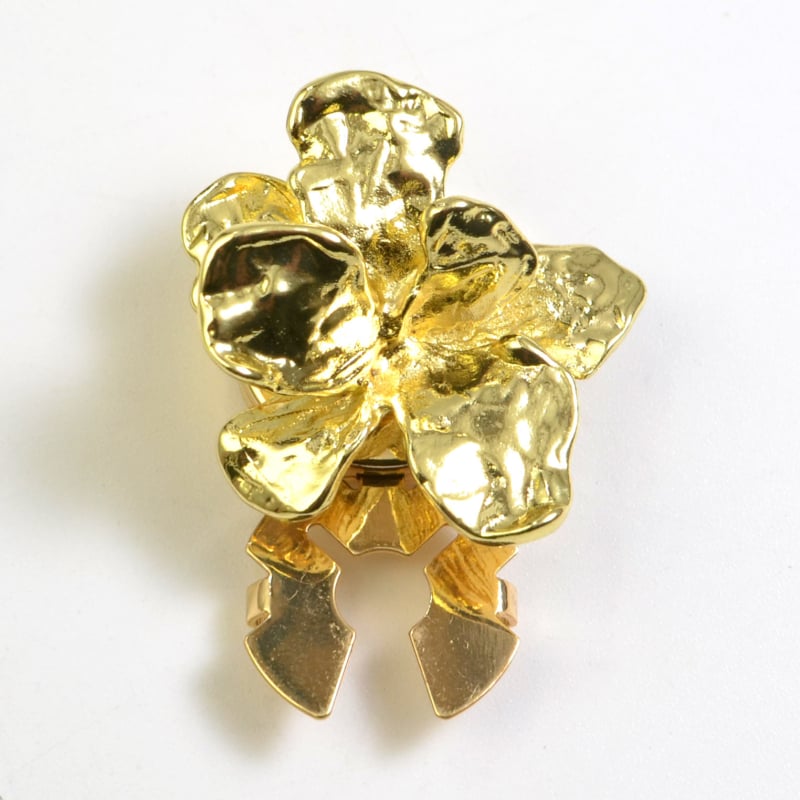 Kopče za manžetne s dijamantnom ugradnjom, legura, oblik cvijeta, modni OL stil, BC195