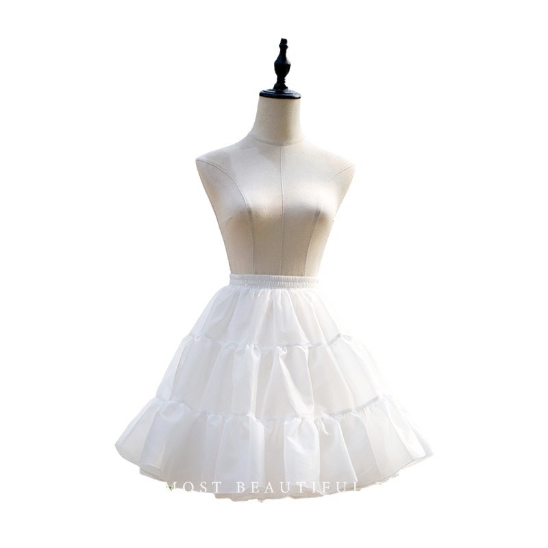 Fustă Lolita fără oase, cu patru straturi din plasă, pufoasă