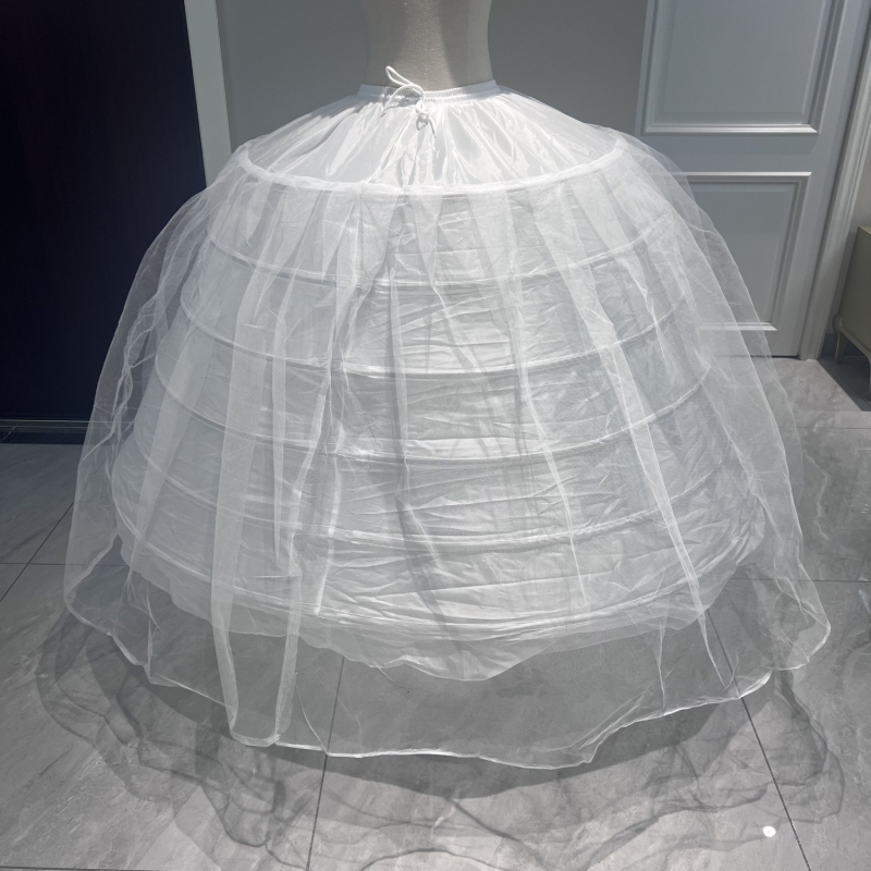 Unique Crinolină de mireasă fără oase, Stoc disponibil, Vara 2021