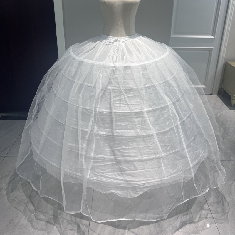 Unique Crinolină de mireasă fără oase, Stoc disponibil, Vara 2021