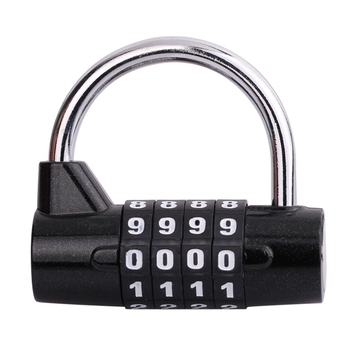 Katanac za ormar s 4-znamenkastim numeričkim kodom — cinkova legura, model 206 Hammer Lock, debljina zaključavajućeg štapa 4.8 mm, razmak između šipki 36 mm