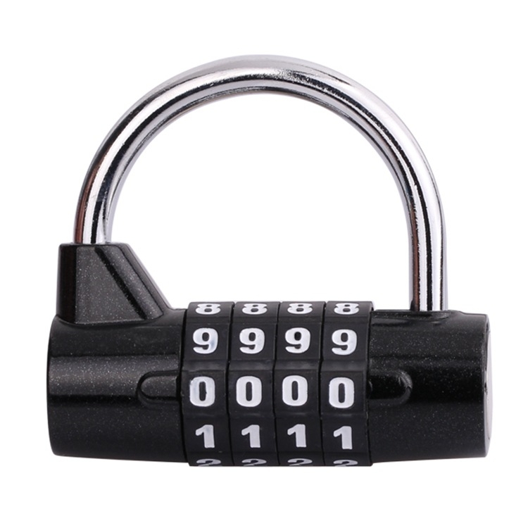 Katanac za ormar s 4-znamenkastim numeričkim kodom — cinkova legura, model 206 Hammer Lock, debljina zaključavajućeg štapa 4.8 mm, razmak između šipki 36 mm