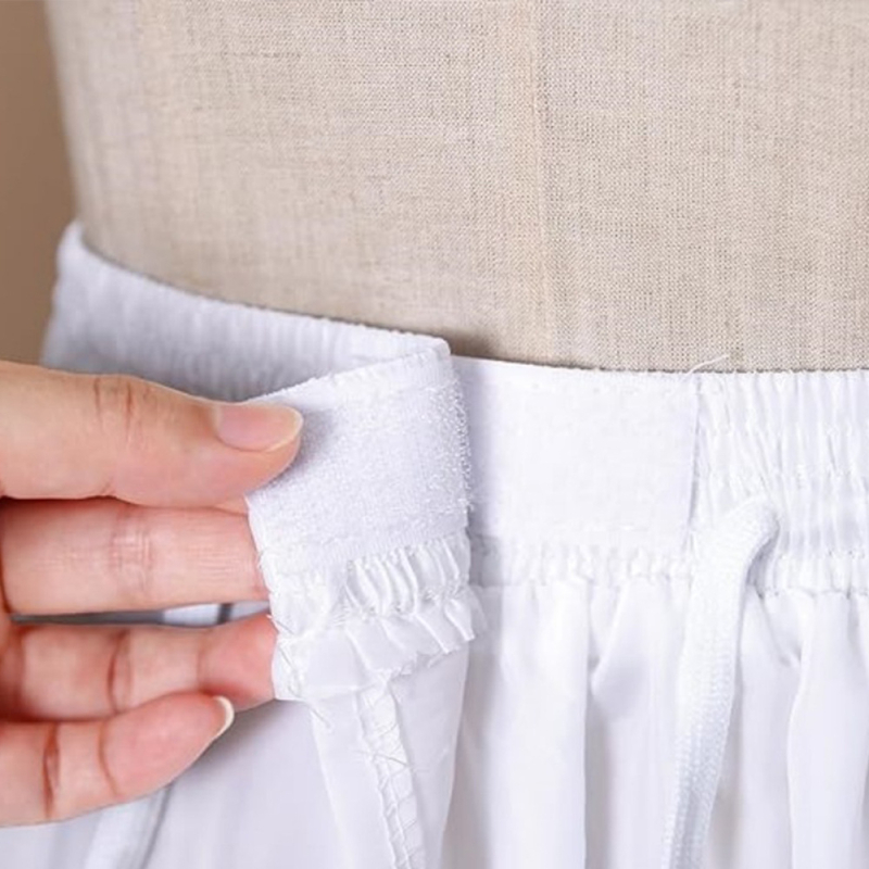 Lolita Crinolină cu tul moale, lungime medie, fustă pufoasă, stil Hanfu