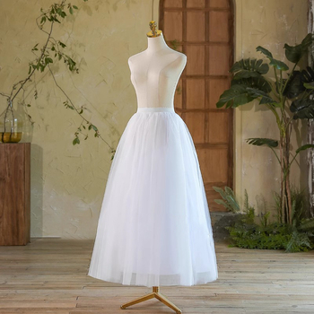 Ilga oficiali vakarinė suknelė su tinklo tiulu ir be kaulų konstrukcija (Pavasaris 2024)