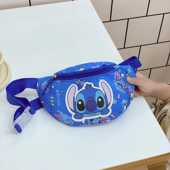 Dječja crossbody torba s anime uzorkom, najlon materijal, podstava poliester, pogodna za vrtić, smanjuje opterećenje