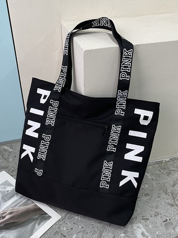 Taška cez rameno a tote, mestský jednoduchý štýl, Oxford látka, horizontálny štvorcový tvar, zipsové otvorenie, vrecko na telefón