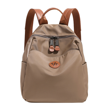 AIYOUYOU női könnyű hátizsák Oxford anyagból, cipzáras zárás, belső zipzseb és telefontartó zseb, nylon bélés, városi stílus, 2025 tavasz