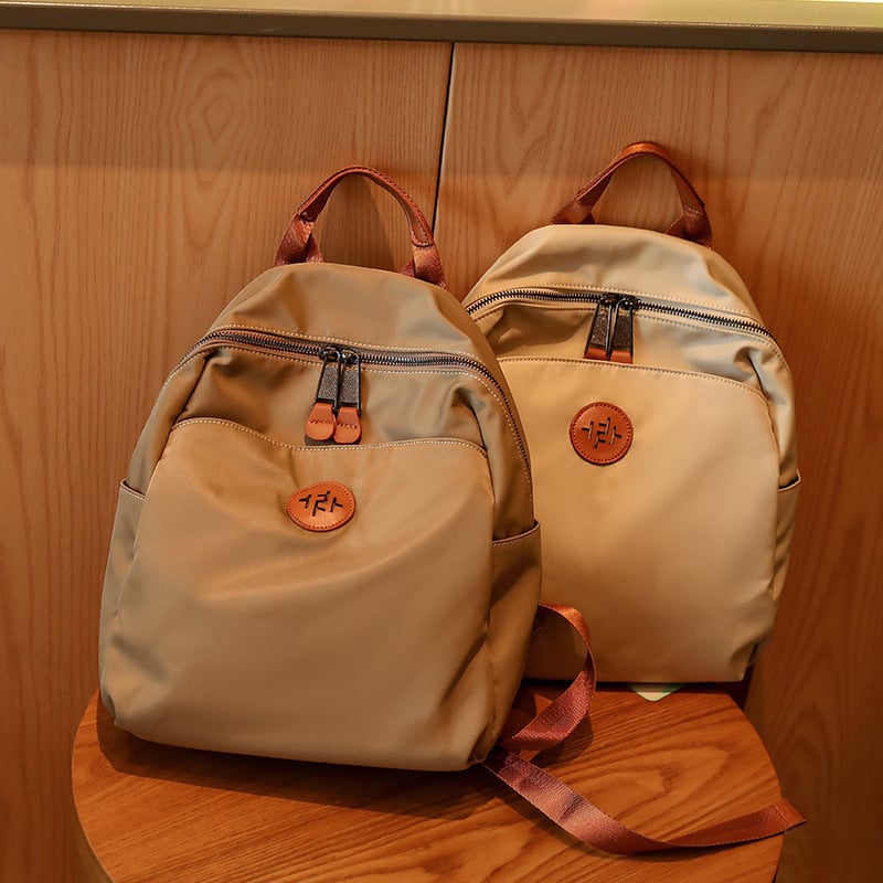 AIYOUYOU női könnyű hátizsák Oxford anyagból, cipzáras zárás, belső zipzseb és telefontartó zseb, nylon bélés, városi stílus, 2025 tavasz