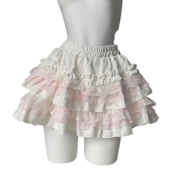 Pola cake s 3D uzorkom i šivanjem shirring, tkanina poliester-viskoza, princes stil, mini dužina, proljeće 2025