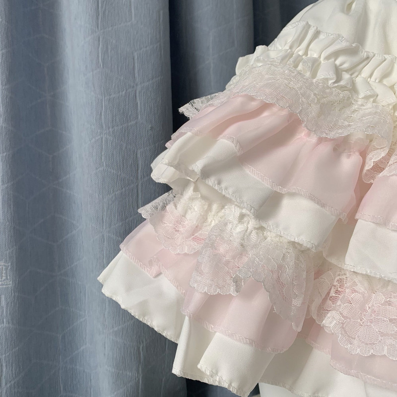 Pola cake s 3D uzorkom i šivanjem shirring, tkanina poliester-viskoza, princes stil, mini dužina, proljeće 2025