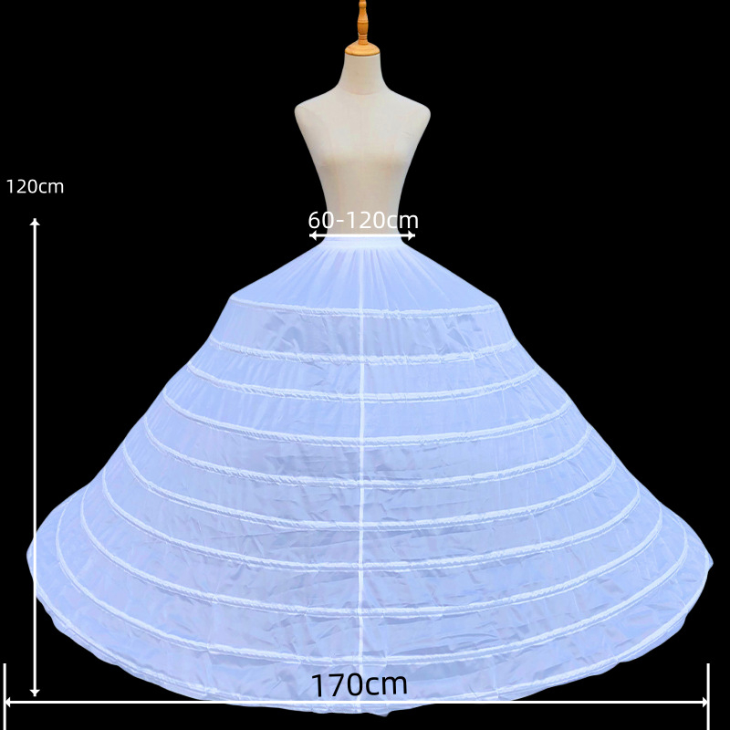 Lolita νυφικό bustle Petticoat, τρία δαχτυλίδια από ατσάλι, διπλού επιπέδου κλωστή, ενήλικες, Άνοιξη 2025