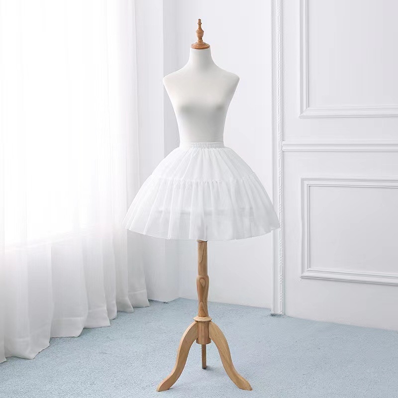 Lolita suknja s bustleom, vjenčani stil, podešiva, bezkostni dizajn, za odrasle, cosplay