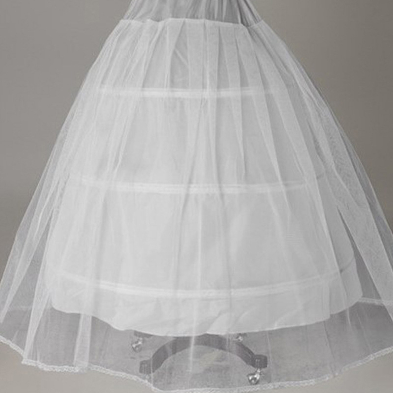 Petticoat s tri čelična prstena, dvostruka nit, dodatak za dugu vjenčanicu, Dance Fairy