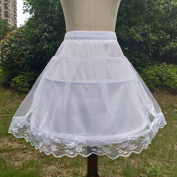 Lolita cosplay petticoat s dvostrukim čeličnim prstenima, jednoslojna vlakna, marka Other, za djecu