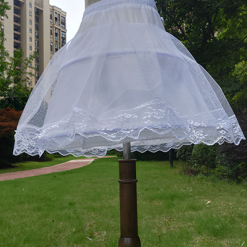 Lolita cosplay petticoat s dvostrukim čeličnim prstenima, jednoslojna vlakna, marka Other, za djecu
