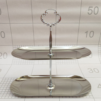 Οβάλ ράφι για γλυκίσματα από ανοξείδωτο ατσάλι – Ευρωπαϊκό στυλ, πιατέλα φρούτων, Mammoth Longxiang, πρώτης κατηγορίας ποιότητα, σύγχρονη απλότητα