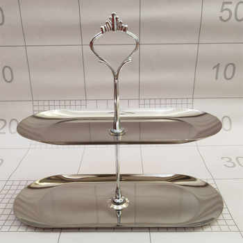 Οβάλ ράφι για γλυκίσματα από ανοξείδωτο ατσάλι – Ευρωπαϊκό στυλ, πιατέλα φρούτων, Mammoth Longxiang, πρώτης κατηγορίας ποιότητα, σύγχρονη απλότητα