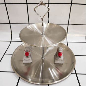 Ανοξείδωτη πολυεπίπεδη βάση για τούρτες, ευρωπαϊκού στυλ, φωτεινό πολυτελές ρετρό, δίσκος φρούτων, premium ποιότητα, μάρκα Raptors Flying, κυκλοφόρησε το χειμώνα του 2014