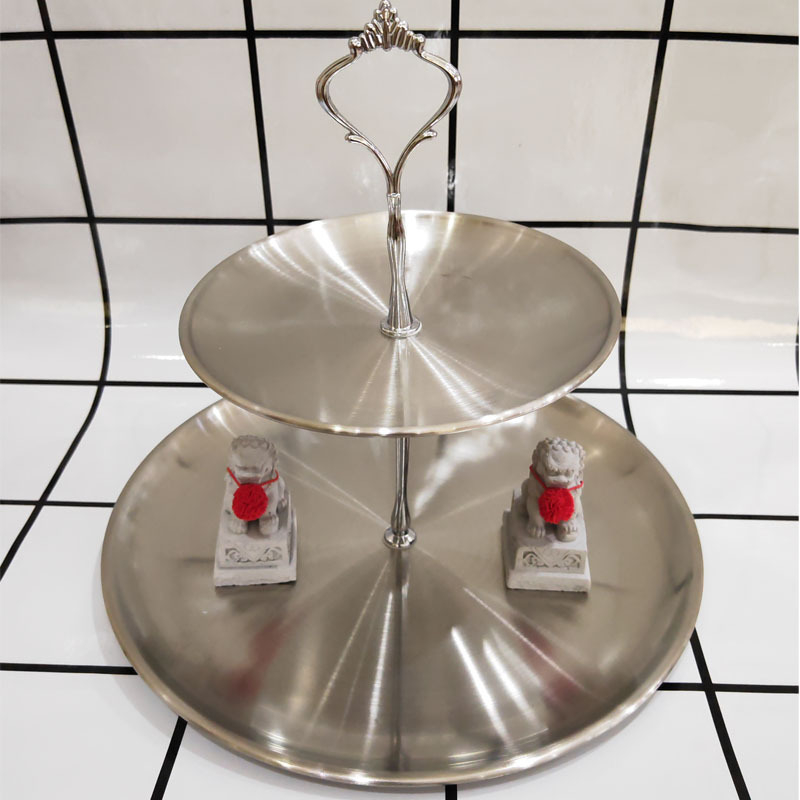Ανοξείδωτη πολυεπίπεδη βάση για τούρτες, ευρωπαϊκού στυλ, φωτεινό πολυτελές ρετρό, δίσκος φρούτων, premium ποιότητα, μάρκα Raptors Flying, κυκλοφόρησε το χειμώνα του 2014