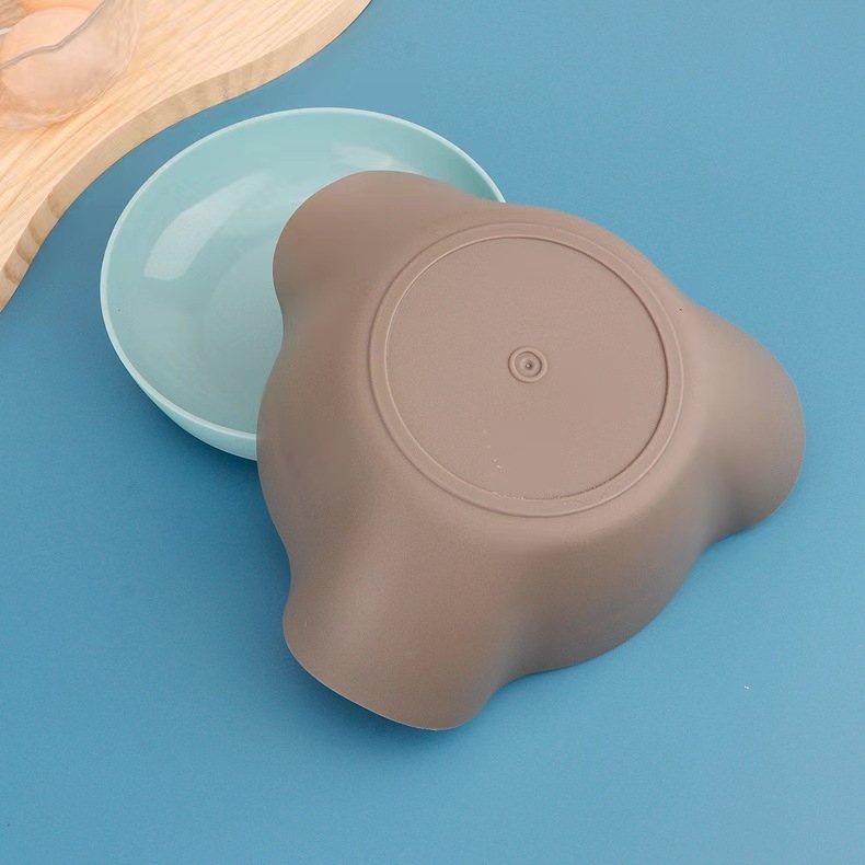 Astro Chef пластмасова плодова чиния – кръгла, нордически стил, удебелена, против приплъзване, удароустойчива