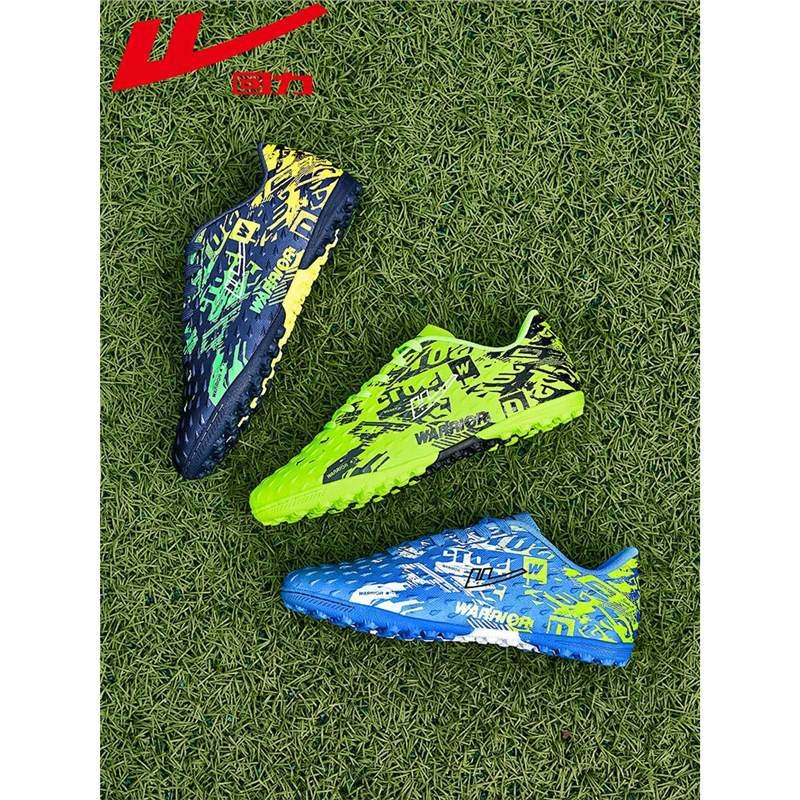 Muške nogometne tenisice Warrior Hui Li – gornji dio od sintetičke kože, unutarnja mreža, gumena potplat, vezanje na šnuru, niski potpetica