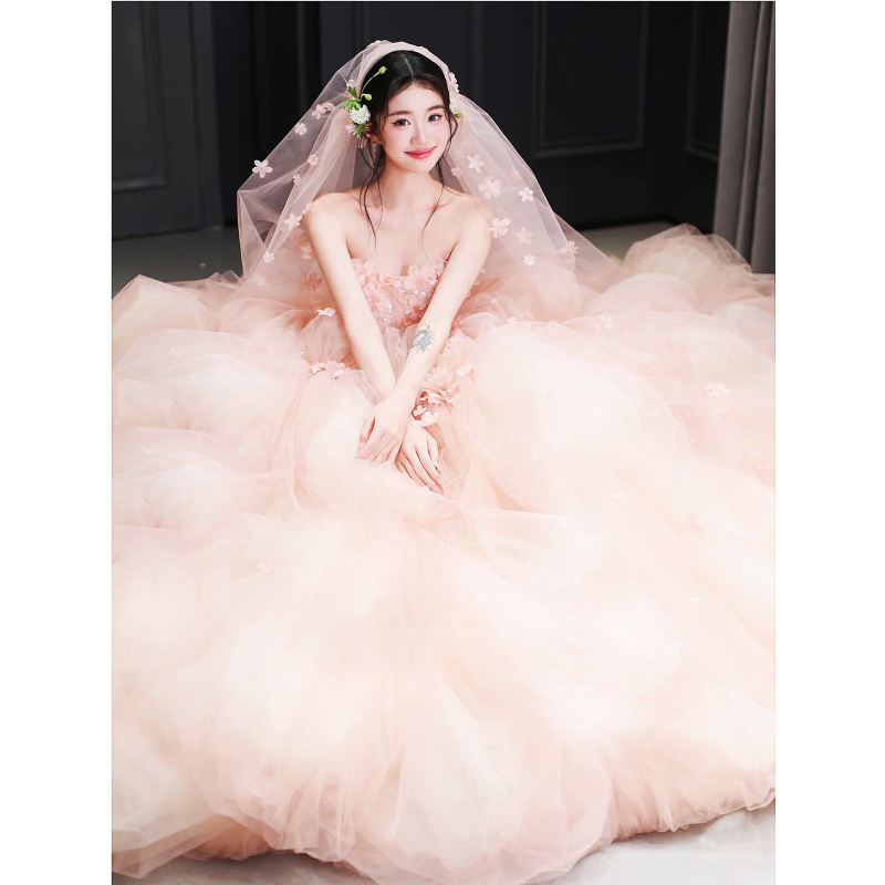 Večernja haljina — poliester; dekolte tip tube-top; bez rukava; ljeto 2025; pogodno za vjenčanje, banket i nastupe