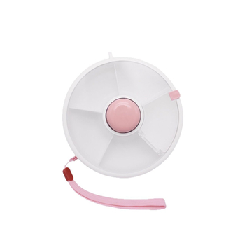 Dječja kutija za užinu s poklopcem i okretna pločica voća, plastična, zapečaćena, prenosna