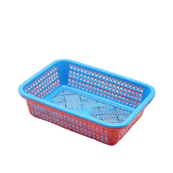 Pravokutni plastični koš za pohranu, za kuhinju, voće i sitnice | Materijal: plastika; Kategorija: koš za pohranu; Stil: Novi kineski stil; Opseg primjene: ured, voće, kozmetika/nakit, ostalo