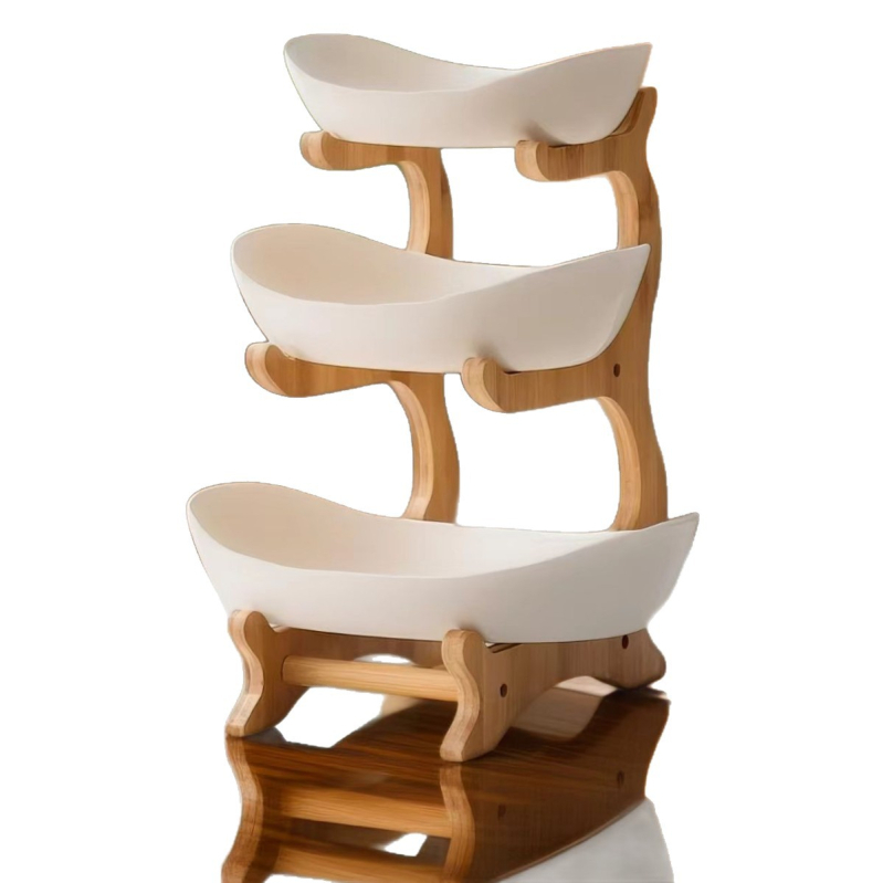 Heshuo Premium Višeslojni pladanj za voće, Europski stil, Stil 66, Lansko ljeto 2021, Premium kvaliteta