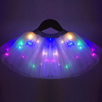 Dječja suknja u stilu princeze od gaze, 90% poliester, plise stil, za djevojčice 3–8 godina