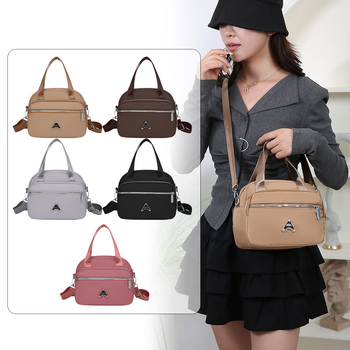 Ženska torbica preko ramena, kvadratnog oblika od Oxford tkanine, zatvarač, unutarnja organizacija: džep za telefon i laminirani džep sa zatvaračem, podstava Oxford